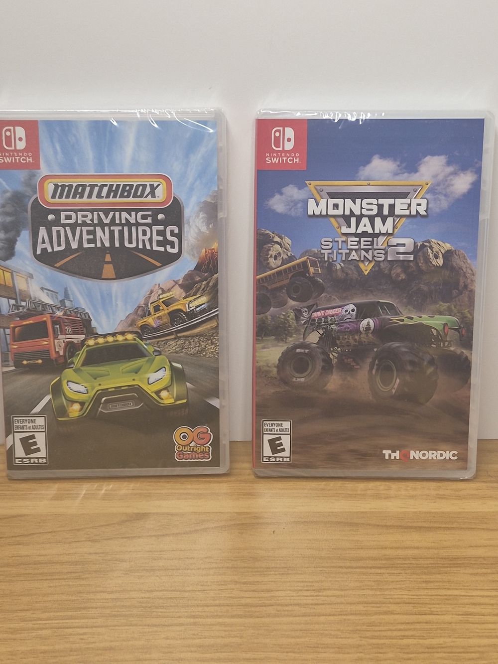 Nintendo Switch Racing Game Bundle Matchbox Monster Jam